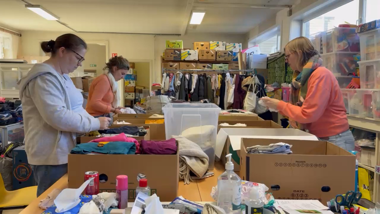 Etion-collega's aan de slag bij Mama Start